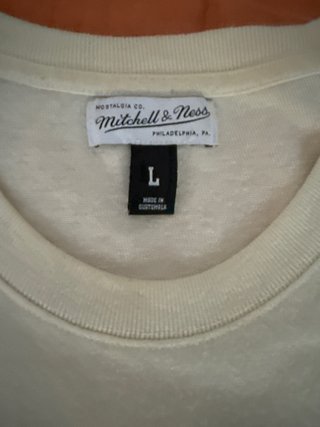 Pack 2 Camiseta Mitchell & Ness Beige y negra L