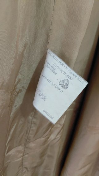Abrigo Vintage Burberrys Beige