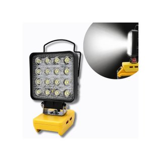 Foco LED trabajo 4800 lm batería DeWalt Makita