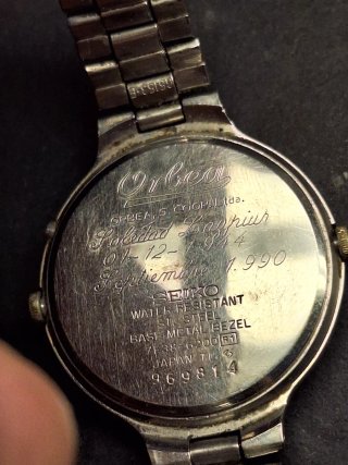 Reloj Seiko Vintage con Fase Lunar