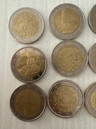 monedas de 2 euros