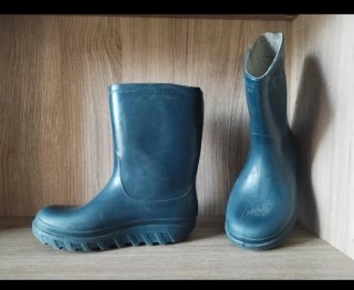 Stivali in gomma blu numero 26