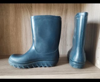 Stivali in gomma blu numero 26