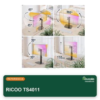 RICOO TS4011 soporte monitor ajustable brazo