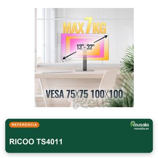 RICOO TS4011 soporte monitor ajustable brazo