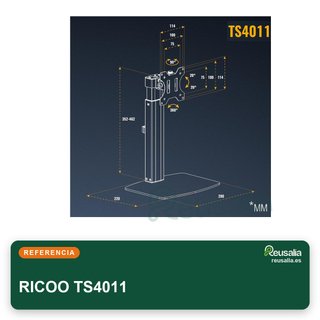 RICOO TS4011 soporte monitor ajustable brazo