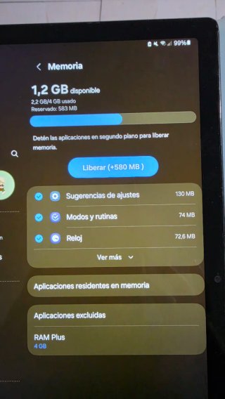 Samsung Galaxy Tab A8 Gris/Blanco Sim fisica