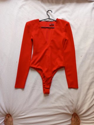Body Zara Rojo Talla S