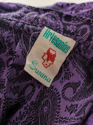 Falda de baturra estampada