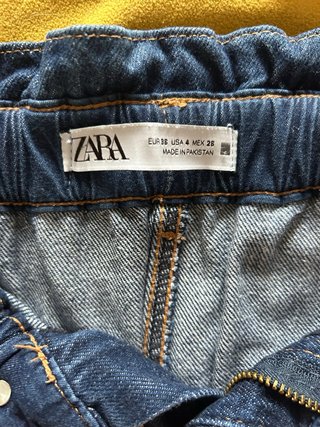 Pantalón Vaquero Barrel Azul