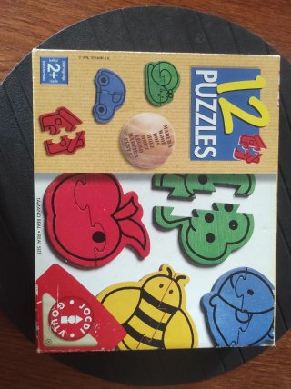 12 Puzzles de Madera Juguete Toyland