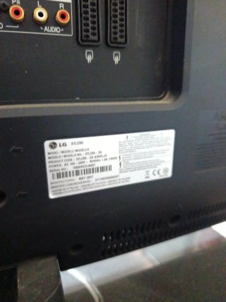 TV LG 2007 para recoger/ piezas