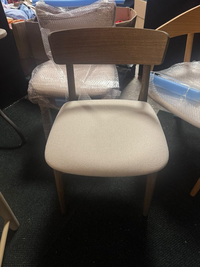 Silla Sena Hannun Madera Maciza Tapizada