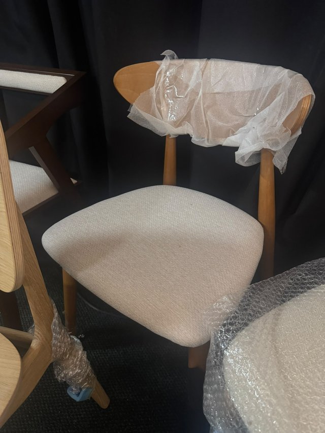 Silla Sena Hannun Madera Maciza Tapizada