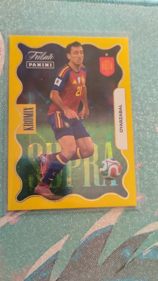 Panini Tributo Kromix Amarillo Oyarzabal