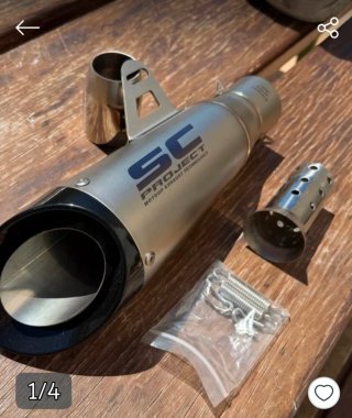 Tubo de escape SC Project 51mm