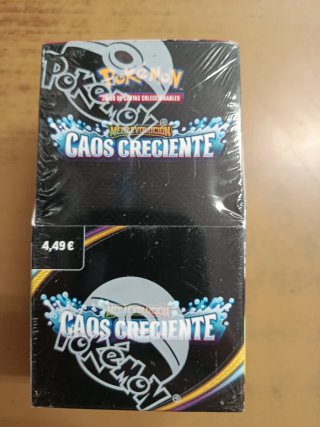 Caja sellada Pokémon Megaevolucion Caos Creciente