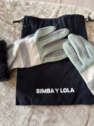 Guantes BIMBA Y LOLA lana rayas
