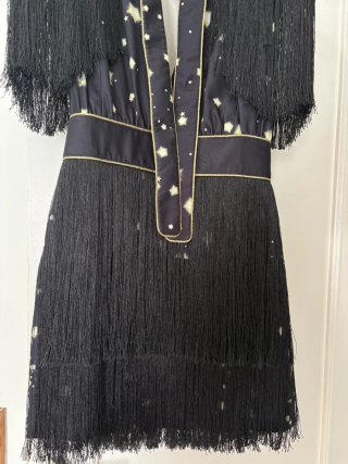 Vestido Elisabetta Franchi con Flecos