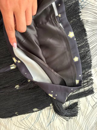 Vestido Elisabetta Franchi con Flecos