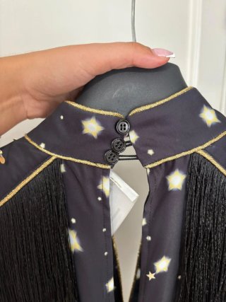 Vestido Elisabetta Franchi con Flecos