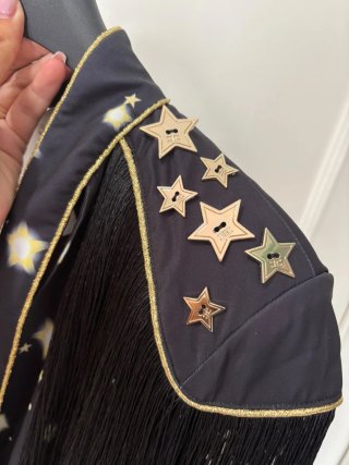Vestido Elisabetta Franchi con Flecos