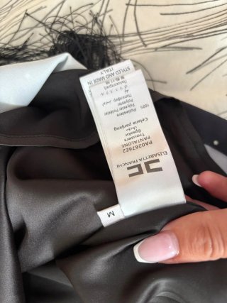 Vestido Elisabetta Franchi con Flecos