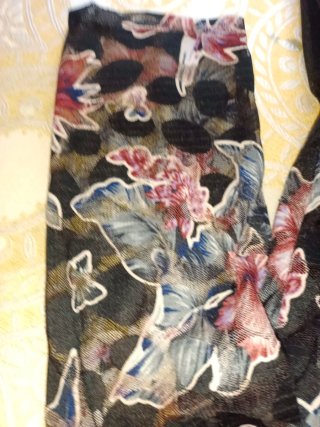 Ofertas Vestido fiesta floral! Negro/Fucsia