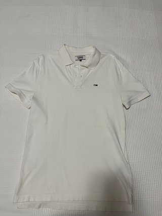 Polo Tommy Jeans blanco