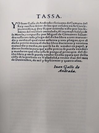 Libro facsímil de DON QUIJOTE DE LA MANCHA