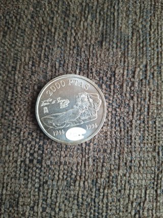 Moneda 2000 PTAS Plata 1996