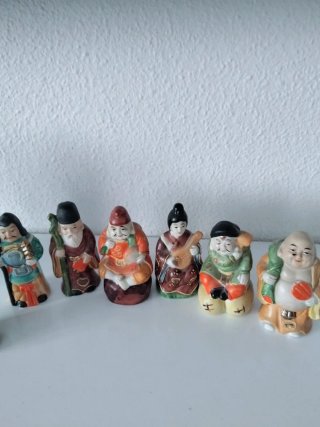 Set de 6 Figuras Decorativas Orientales