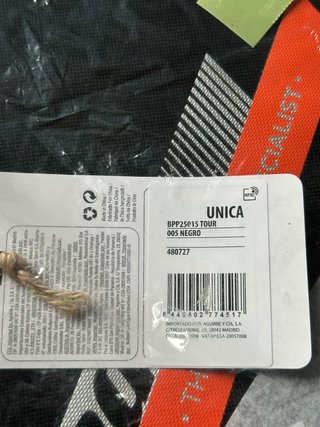 Paletero Bullpadel Negro y Naranja