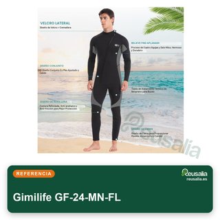 Traje neopreno hombre 3mm buceo surf