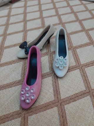 Set piccole scarpette decorative