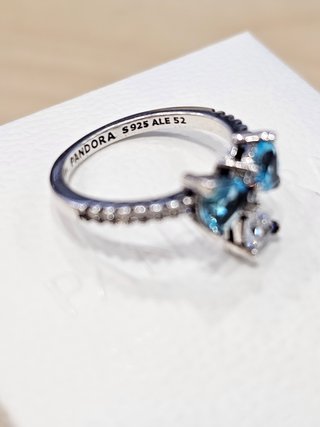 Anillo Pandora Lazo Azul Los Bridgerton 52+caja