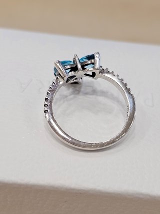 Anillo Pandora Lazo Azul Los Bridgerton 52+caja