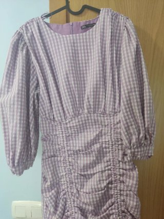 Vestido Zara Morado Talla M