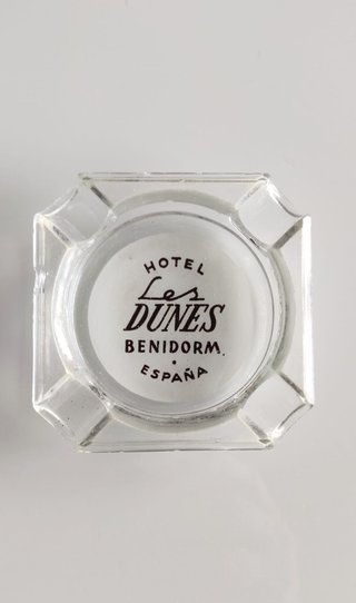 Cenicero vintage Hotel Les Dunes Benidorm