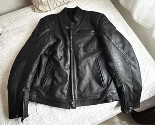 Chaqueta de piel para moto. XL