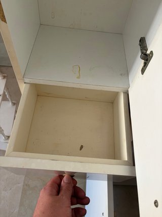 Muebles de baño blancos con espejo PACK COMPLETO