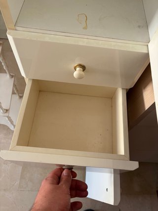 Muebles de baño blancos con espejo PACK COMPLETO