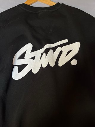 Sudadera STWD Pull&Bear Negra