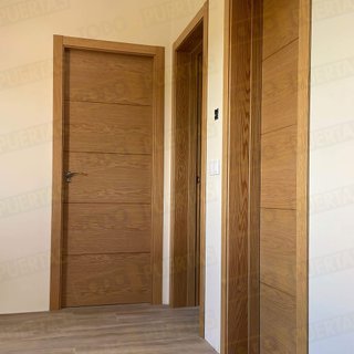 Instalación de puertas en block