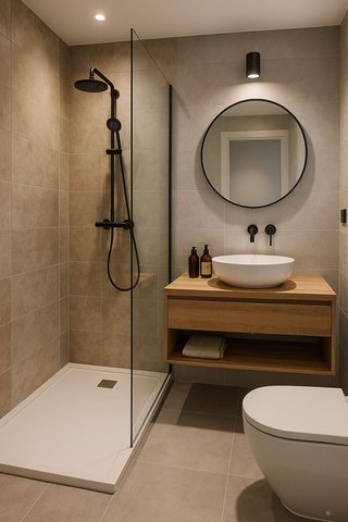 Instalación de mamparas y muebles de baño