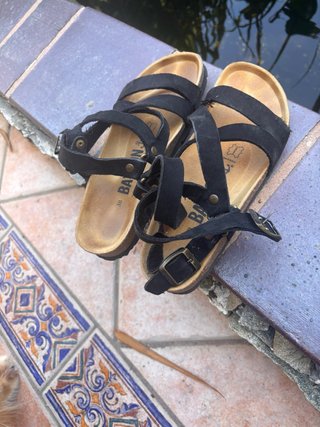 Sandalias Bayton Negras Talla 38