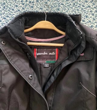 Chaqueta Moto Mujer Talla M Negra Rosa