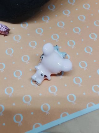 Charm Pandora Gatita Rosa y Plateado