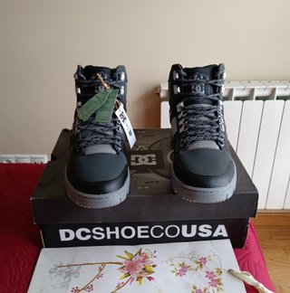 Botas DC Shoes Piel Negras Talla 41 de 135€