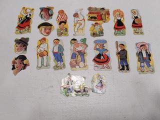 Lote cromos antiguos años 70 80
